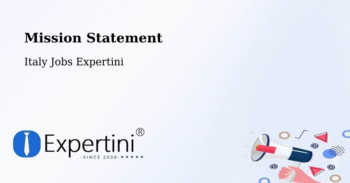 Corporate Mission – Poggibonsi - Italy Jobs Expertini